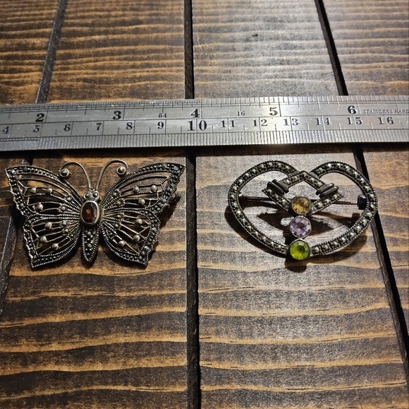 2 vintage brooch pins - Picture 3 of 12